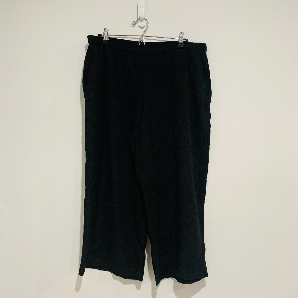 Eileen Fisher Women Size XL/TG Loose Fit Black Pants - Picture 1 of 7